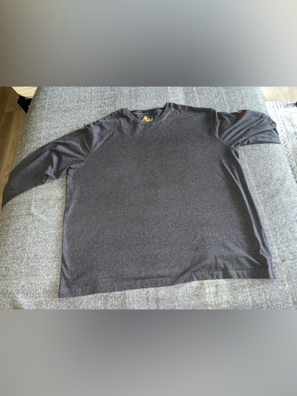 Carhartt Men’s Loose Fit Heavyweight Long Sleeve Work Logo Graphic Tshirt 4XL - Picture 2 of 5